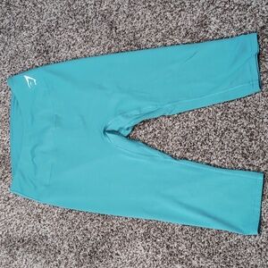 Gymshark Training Cropped Leggings Teal Size Large